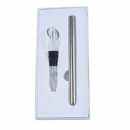 Bomboniera Matrimonio Stick Raffreda Vino e Versa Vino Con Box