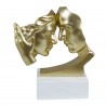 Bomboniera Matrimonio Coppia Sposi Sguardo Grande Oro