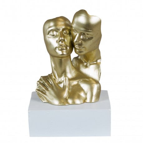 Bomboniera Matrimonio Coppia Sposi Abbraccio Piccolo Oro