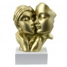 Bomboniera Matrimonio Coppia Sposi Abbraccio Medio Oro