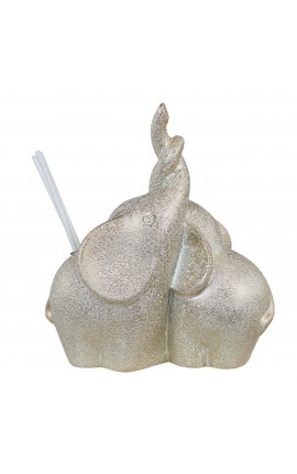 Bomboniera Matrimonio Profumatore Diffusore Coppia Elefantini Oro