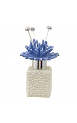 Bomboniera Matrimonio Comunione Profumatore Diffusore Bolle 100 ml Con Corallo Blu