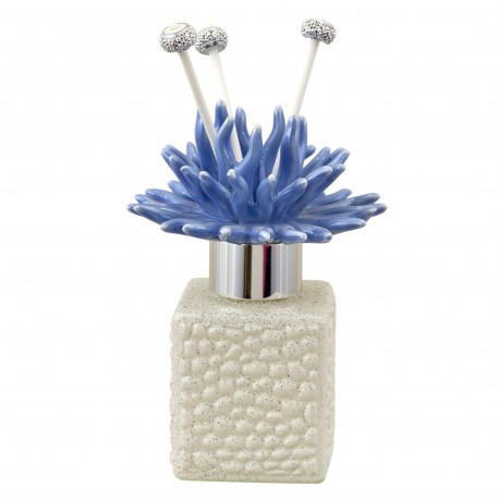 Bomboniera Matrimonio Comunione Profumatore Diffusore Bolle 100 ml Con Corallo Blu