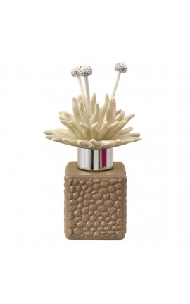 Bomboniera Matrimonio Comunione Profumatore Diffusore Bolle 100 ml Con Corallo Panna