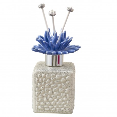 Bomboniera Matrimonio Comunione Profumatore Diffusore Bolle 200 ml Con Corallo Blu