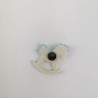 Cavalluccio Magnete in Resina Celeste
