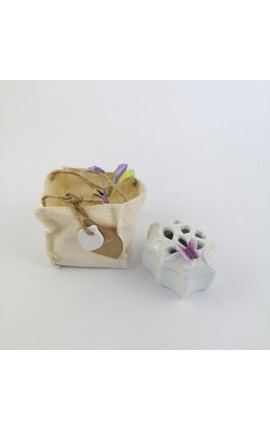 Scatole in Porcellana Traforata 3 Ass.