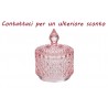 Bomboniera Matrimonio Scatola Vetro Rosa Portaconfetti Bon Bon