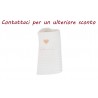 Bomboniera Matrimonio Vaso Porcellana Bianco Con Shopper