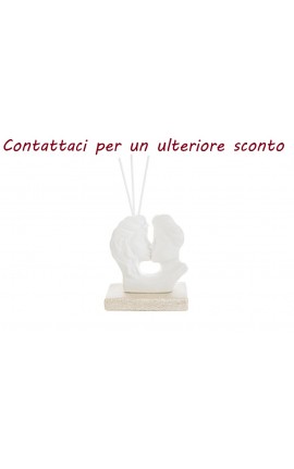 Bomboniera Matrimonio Profumatore Diffusore Coppia Sposi Bacio Porcellana Con Box