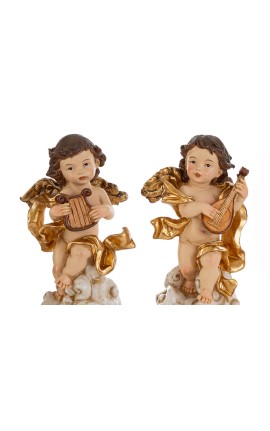 ANGELO RESINA STRUMENTI MUSICALI4 ASS.7×5,5xh.14,5CM  NATALE MERRY CHRISTMAS