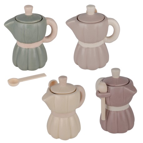 Bomboniera Matrimonio Zuccheriera Moka Caffettiera 4 Colori Assortiti Arys Riga