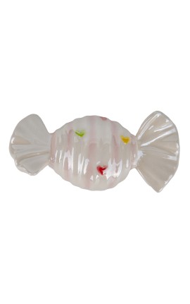 Bomboniera Nascita Battesimo Compleanno Magnete Caramella Candy Porcellana Rosa