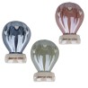 Bomboniera Nascita Battesimo Compleanno Magnete Mongolfiera Porcellana 2 Assortiti