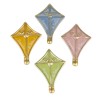 Bomboniera Nascita Battesimo Compleanno Magnete Acquilone Porcellana 4 Colori Assortiti