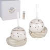 Bomboniera Matrimonio Comunione Profumatore Diffusore Led Mani Sfera 2 Assortiti Con Box