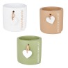 Bomboniera Matrimonio Comunione Vasetto in Terracotta Porta piante 3 Colori Assortiti