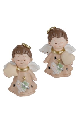 Bomboniera Santa Cresima Angelo Angioletto Santa Cresima Led  2 Assortiti