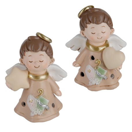 Bomboniera Santa Cresima Angelo Angioletto Santa Cresima Led  2 Assortiti