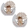 Bomboniera Santa Cresima Angelo Angioletto Albero Della Vita Santa Cresima  2 Assortiti