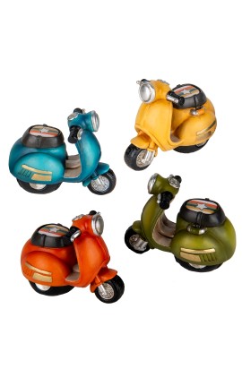 Bomboniera Compleanno Comunione Moto Scooter 4 Colori Assortiti
