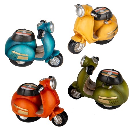 Bomboniera Compleanno Comunione Moto Scooter 4 Colori Assortiti