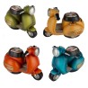 Bomboniera Compleanno Comunione Salvadanaio Moto Scooter 4 Colori Assortiti