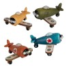Bomboniera Battesimo Compleanno Comunione Aereo Aereoplano 4 Colori Assortiti