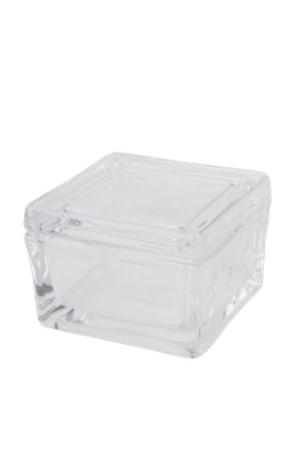 Bomboniera Matrimonio Compleanno Scatola Scatolina Vetro 7x7x5 Cm