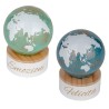 Bomboniera Matrimonio Compleanno Mappamondo Led 2 Colori Assortiti