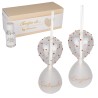 Bomboniera Matrimonio Profumatore Diffusore Clessidra Vetro 2 Assortiti Con Box
