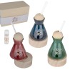 Bomboniera Matrimonio Compleanno Comunione Profumatore Diffusore Luminoso Led 3 Colori Assortiti Con Box