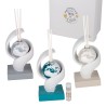 Bomboniera Matrimonio Compleanno Comunione Profumatore Diffusore Mappamondo Cuori 3 Colori Assortiti Con Box