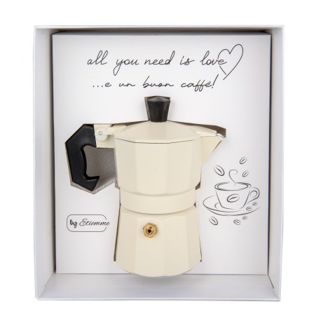 Bomboniera Matrimonio Caffettiera Moka Classica Con Box
