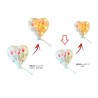 Bomboniera Matrimonio Compleanno Palloncino Led a Cuore Tulipani