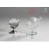 Bomboniera Matrimonio Compleanno Comunione Profumatore Diffusore Mappamondo Cristallo Con Box