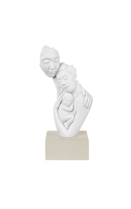 Bomboniera Battesimo Nascita Comunione Scultura Sacra Famiglia Nocciola Bongelli Preziosi