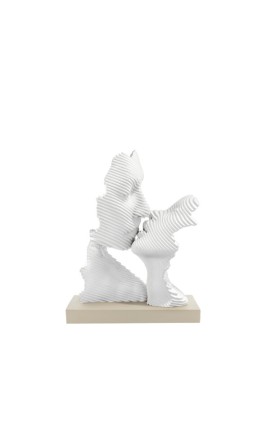 Bomboniera Bongelli Coppia Sposi Bacio Bianco Stilizzato Con Box