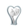 Bomboniera Bongelli Coppia Sposi Love Stilizzata Bianca Con Box
