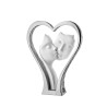 Bomboniera Bongelli Coppia Sposi Love Stilizzata Bianca Con Box