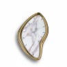 Bongelli Preziosi Orologio Sagomato Effetto Marmo Bianco e Cornice Oro