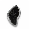 Bongelli Preziosi Orologio Sagomato Effetto Marmo Nero e Cornice Argento
