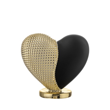 Bomboniera Bongelli Cuore Cuoricino Marmorino Dettaglio Oro Con Box