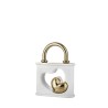 Bomboniera Bongelli Lucchetto Cuore Bianco e Oro Con Box
