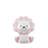 Bomboniera Bongelli Leoncino Con Cuore Base Colorata Con Box