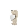 Bomboniera Bongelli Cagnolino Con Cuore Base Colorata Con Box