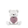 Bomboniera Bongelli Orsetto Bianco Con Cuore Con Box