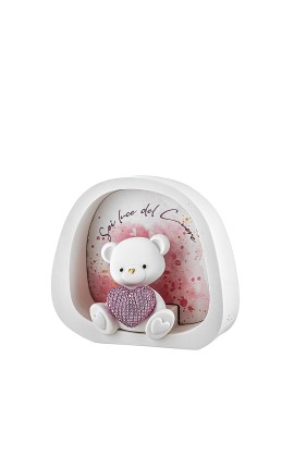 Bomboniera Bongelli Orsetto Con Cuore Luce Led Con Box