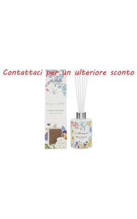 Bomboniera Matrimonio Profumatore Diffusore 165 ml Fleur Decoro Floreale Con Box