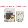Bomboniera Matrimonio Barattolo Candela Produmata 7x8 Cm Fleur Decoro Floreale Con Box